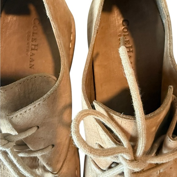 Men's Cole Haan Country Casual Suede Leather Oxford/Derby C00141 sz 9 1/2 M - Picture 7 of 8
